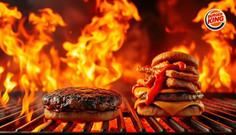 Burger King Fiery Menu