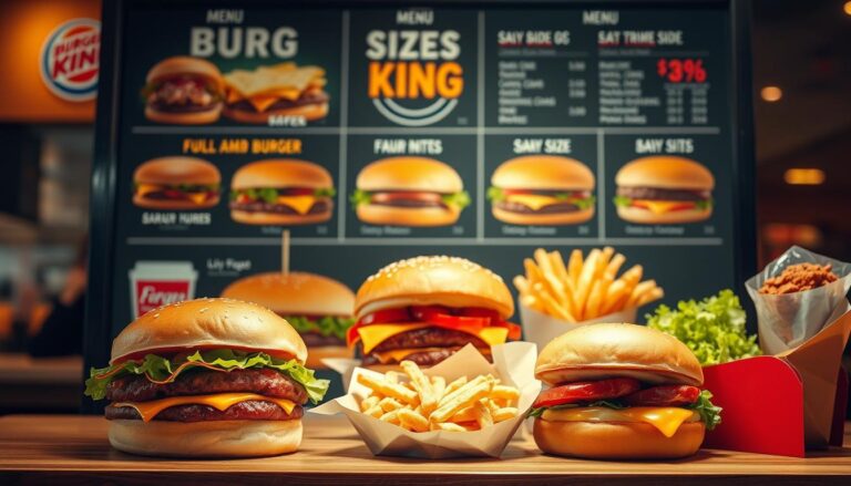 Burger King Menu