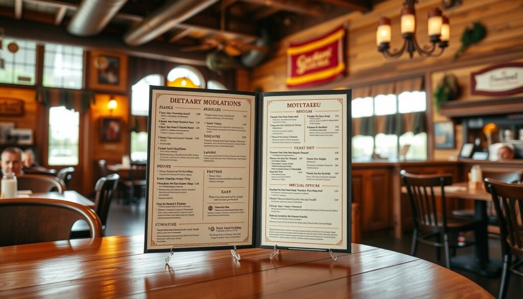 Cracker Barrel Dietary Modifications