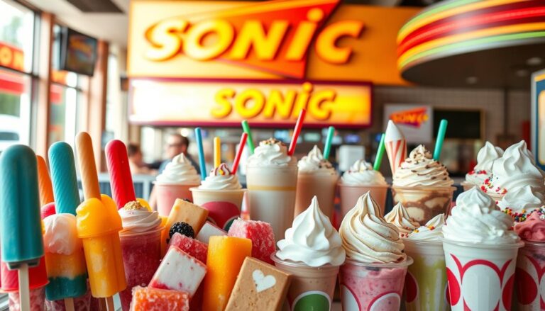 Sonic Dessert Menu