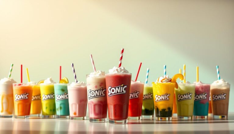 Sonic Drink Menu