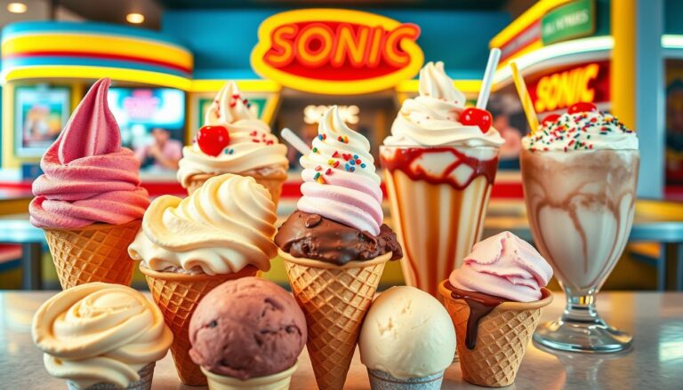 Sonic Ice Cream Menu