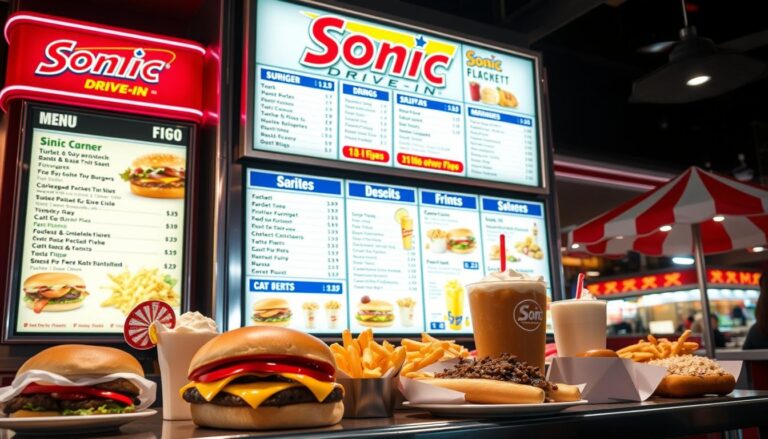Sonic Menu