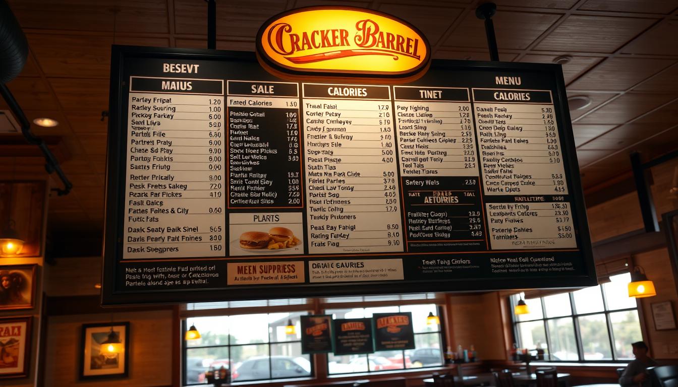 cracker barrel menu calories