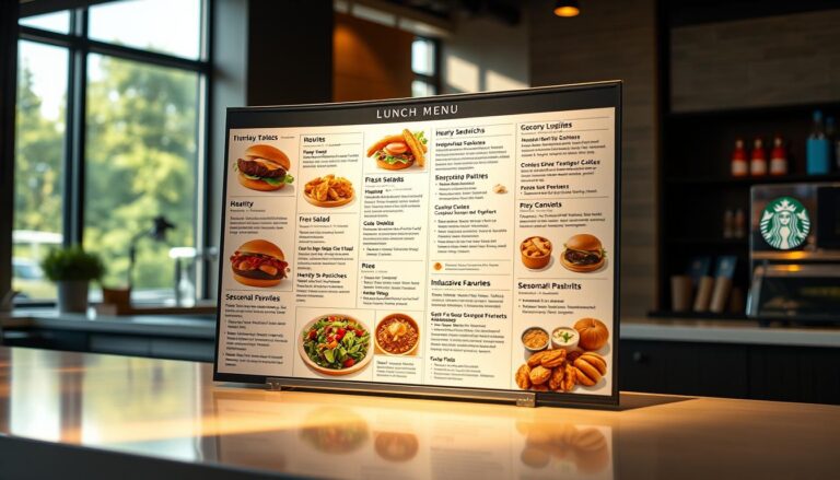 starbucks lunch menu